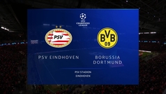 PSV 1-1 Borussia Dortmund: resumen y goles | Liga de Campeones (Octavos de final, ida)