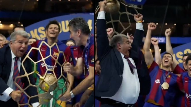 Barça: La frase viral de Enric Masip a Joan Laporta: "Este año tenemos más Champions que Florentino Pérez" | Marca