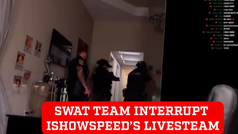 IShowSpeed's house is stormed by swat team during live stream