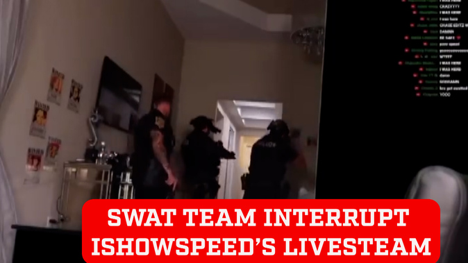IShowSpeed's house gets stormed by SWAT team during live steam