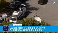 Los jugadores argentinos tuvieron que ser evacuados en helicópteros
