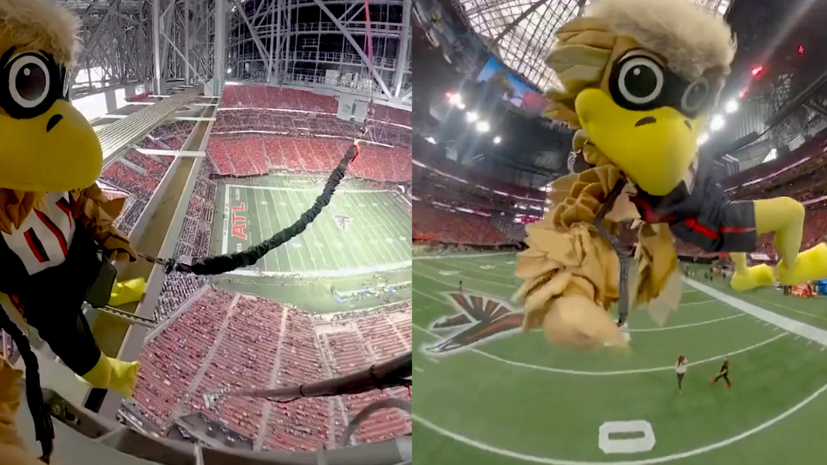 Jaguars mascot stunt gone wrong ahead of Falcons game