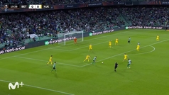 Gol de Ruibal (1-0) en el Betis 3-0 Helsinki
