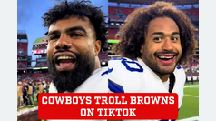 Cowboys troll Browns with viral 'brownie' video