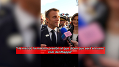 Macron: "He presionado al que se cree que ser el club de Mbapp para que est en los Juegos"