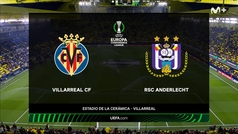 Conference League (octavos, vuelta): Resumen y gol del Villarreal 0-1 Anderlecht