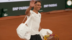 Rafa Nadal desata la locura en su primer entrenamiento en Roland Garros