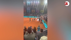 Pasillo y ovacin cerrada a Nadal en su ltimo partido en Madrid