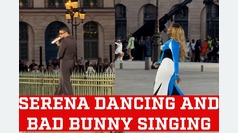 Serena Williams shows off her dancing moves with Bad Bunny singing in Paris