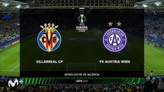 Europa League (J3): Resumen y goles del Villarreal 5-0 Austria de Viena