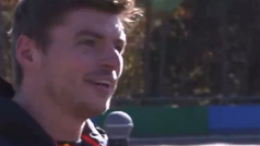 Verstappen bromea cuando habla de Ricciardo.