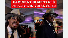 Cam Newton mistaken for Jay-Z in viral video