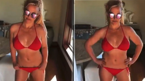 Britney Spears Goes Viral On Instagram By Dancing In A Red Bikini Marca