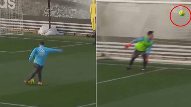 Real Madrid - La Liga: Hazard's spectacular training ...