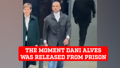 EXCLUSIVE: Video of Dani Alves the moment he was released from prison