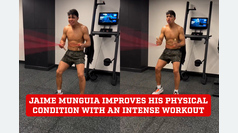 Jaime Munguia improves his physical condition with this intense workout
