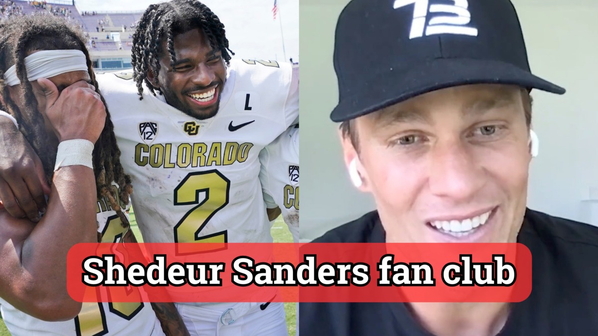 Tom Brady has some words for Shedeur Sanders 