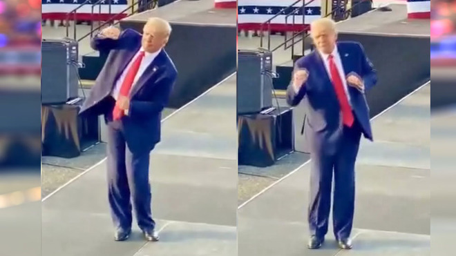 Un Trump Poderoso Se Atreve A Bailar Ymca En Un Mitin Marca Com