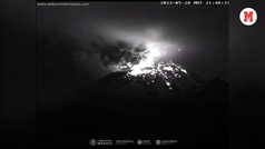 Popocatépetl: Así fue la impresionante explosión de Don Goyo la noche del domingo