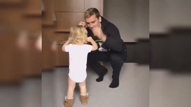 Atletico Madrid: Griezmann's adorable dance with his ...