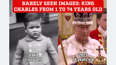 Unpublished images, King Charles through the years, from 1 to 74 years of age
