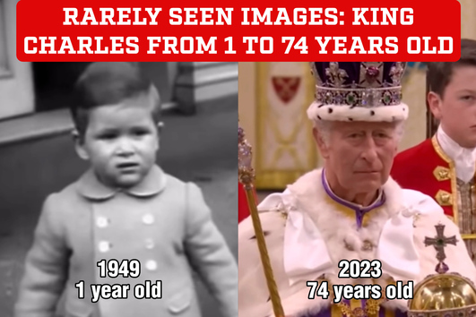 Unpublished images, King Charles through the years, from 1 to 74 years of age