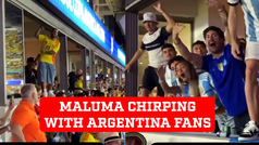 Video: Maluma and Argentinian fans fight during Copa America final in Miami