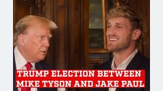 Donald Trump give his thoughts on the Jake Paul and Mike Tyson Fight