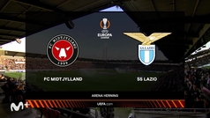 Europa League (Jornada 2): Resumen y goles del Midtjyland 5-1 Lazio