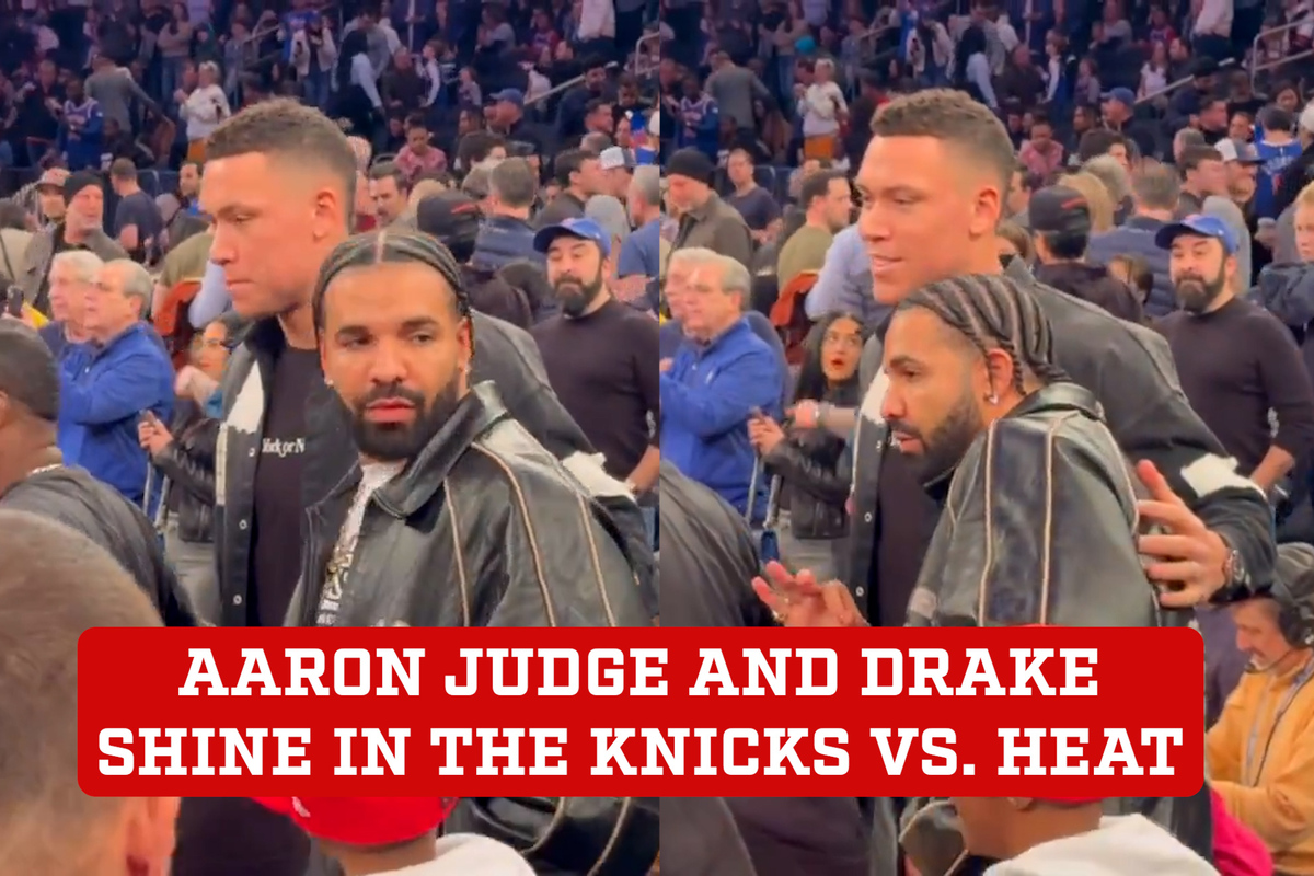 Aaron Judge, Drake, and other celebrities graced the court in the Knicks vs. Heat showdown - MarcaTV