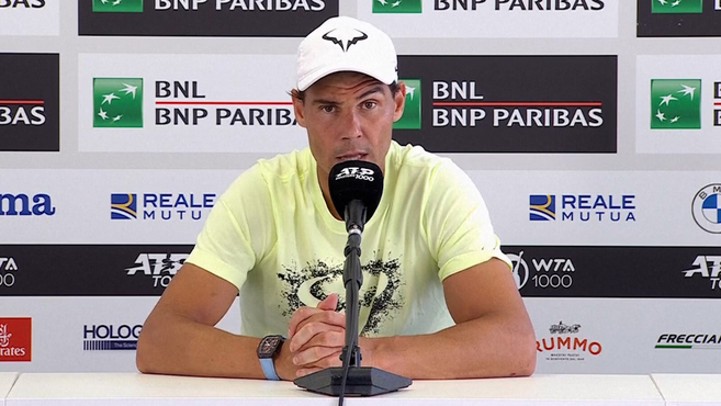 Nadal: "Es un día frustrante, ahora mismo estoy tocadillo"