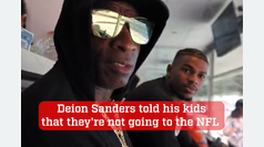 Deion Sanders told his kids that they're not going to the NFL next season