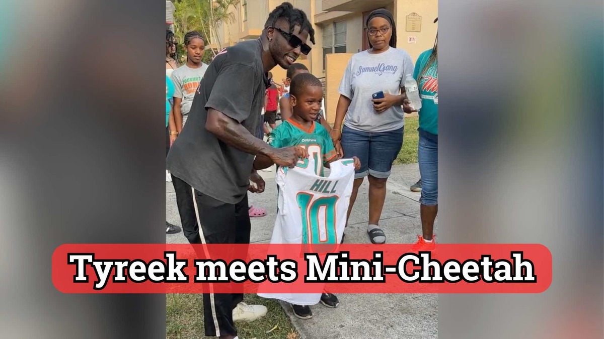 Surprise, Surprise: Tyreek Hill Visits Young Fan and Receives Week