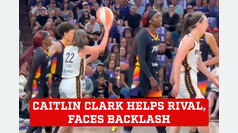 Caitlin Clark surprises by helping a rival and faces a strong response from her