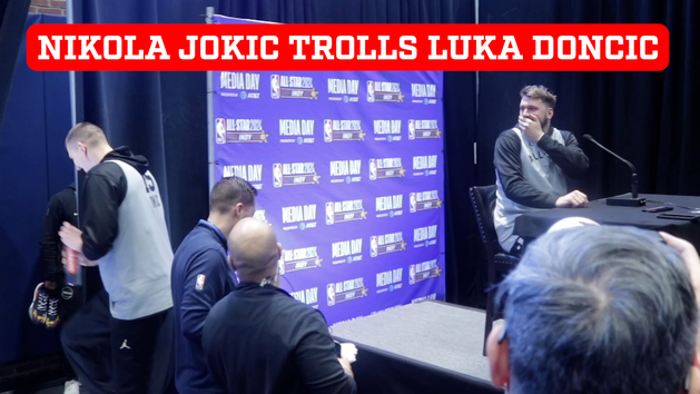 Nikola Jokic trolls Luka Doncic during NBA All-Star Game Interview ...