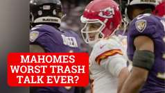 Video of Patrick Mahomes vs Ravens proves he's the worst trash talker ever