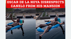Oscar De La Hoya disrespects Canelo Alvarez in insulting mansion video