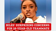  Simone Biles' surprising concerns for 16-Year-Old teammate ahed of Paris 2024 Olympics