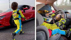 Otra del niño prodigio: con tres años y ya conduce un Ferrari de 1.000 CV