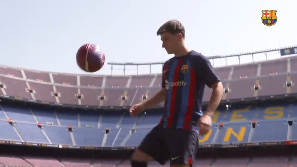 El comentario de Pablo Torre al saltar por primera vez al Camp Nou