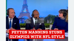 Peyton Manning surprises Olympic viewers with unexpected NFL-style 