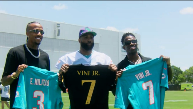 Vinicius y Militao fichan por los Miami Dolphins