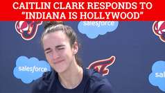 Caitlin Clark's reaction to Indiana becoming "Hollywood" was an instant meme