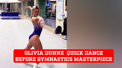 Olivia Dunne Dances Before Gymnastics Masterpiece