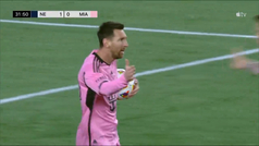 Messi marca el gol del empate para Inter Miami en Foxborough