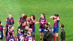 Jugadoras del Barcelona ganan la Copa de la reina y reciben medallas en una bolsa y sin protocolo