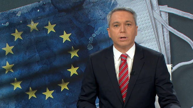 Antena 3 Noticias: El mensaje viral de Vicente Vallés al Gobierno por el  IVA de las mascarillas | Marca.com