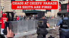 Video shows the chaos during Chiefs' parade as shots are fired
