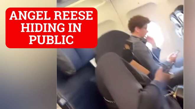 Angel Reese caught on video trying to conceal identity while flying ...