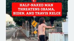 Man in boxer briefs arrested after threatening Obama, Biden, and Kelce at LA fundraiser